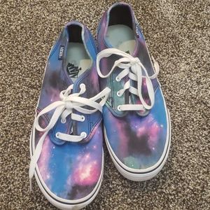 Galaxy Vans shoes size 6